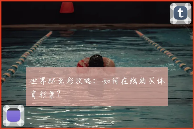 世界杯竞彩攻略：如何在线购买体育彩票？